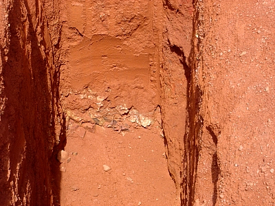 Quart Vein  discovered during Pitting Sampling